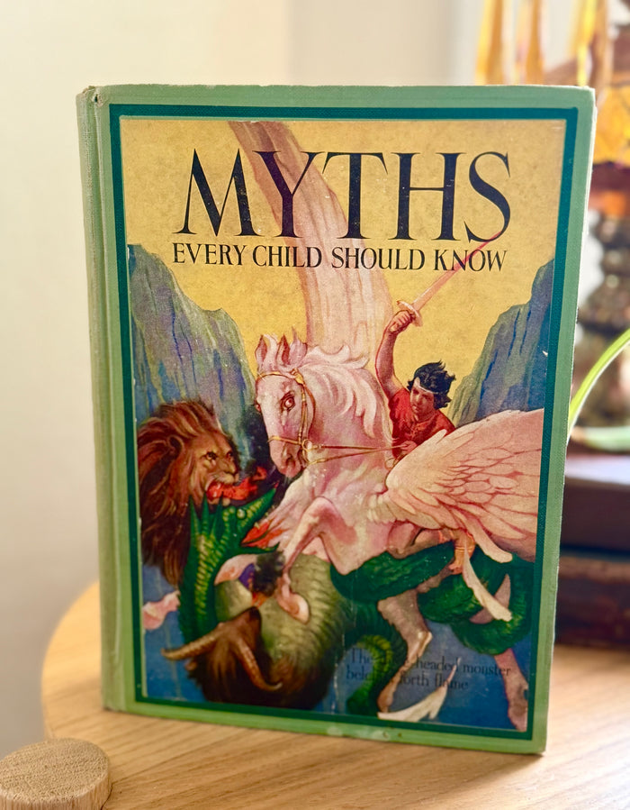 1914 antique book -  Myths Every child should know
