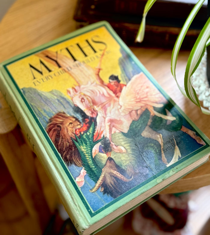 1914 antique book -  Myths Every child should know