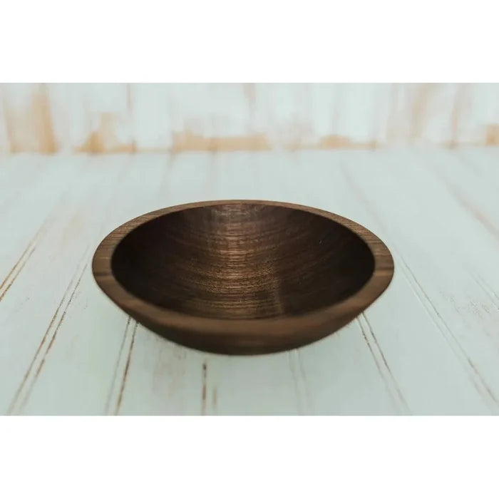 7 inch Walnut Bowl with Bee’s Oil Finish DT