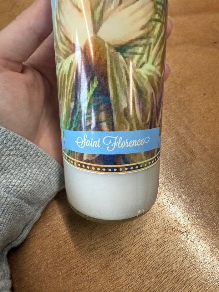 Saint Florence Devotional Candle
