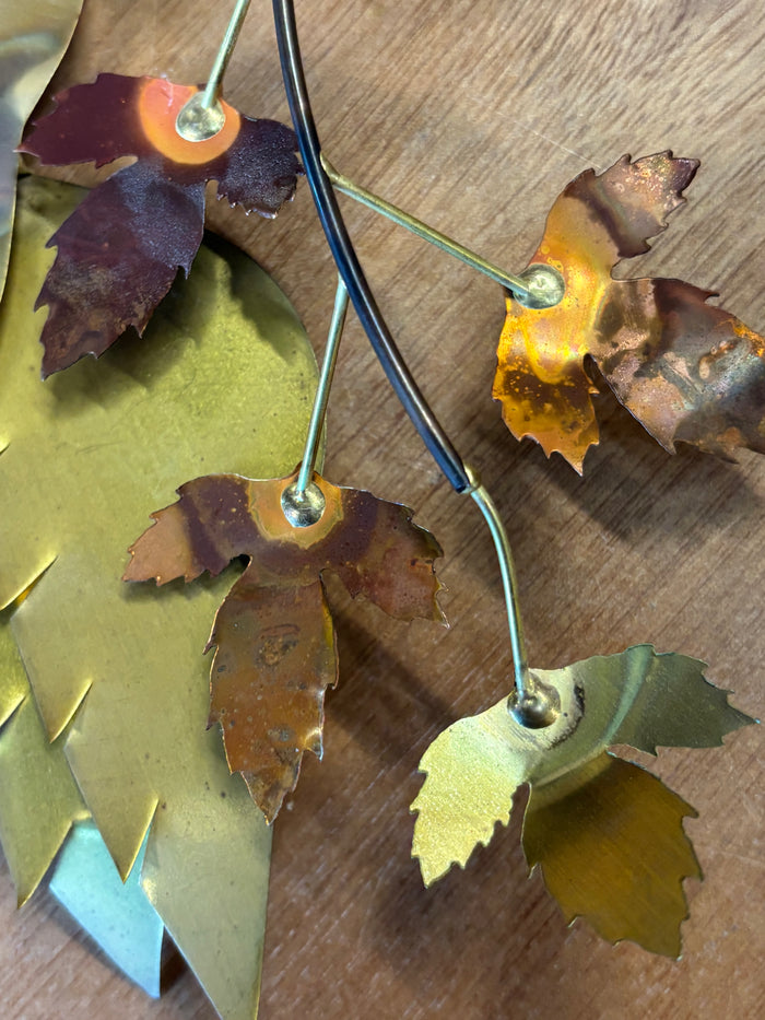 MCM metal bird sculpture