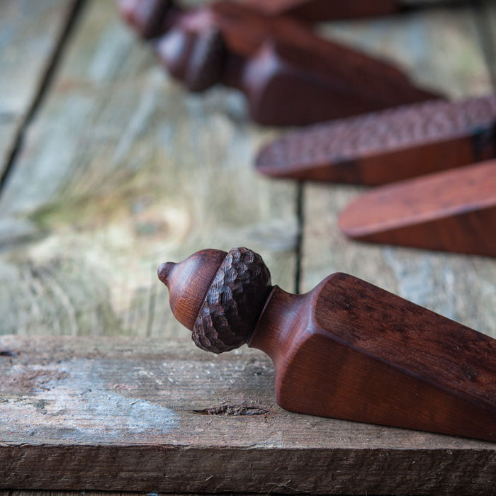 Acorn Doorstop - Cattails Woodwork