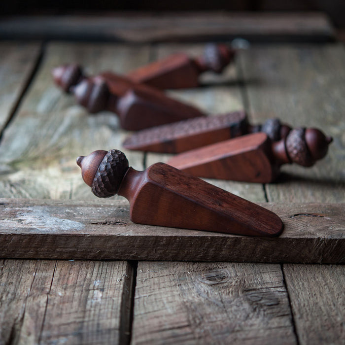 Acorn Doorstop - Cattails Woodwork