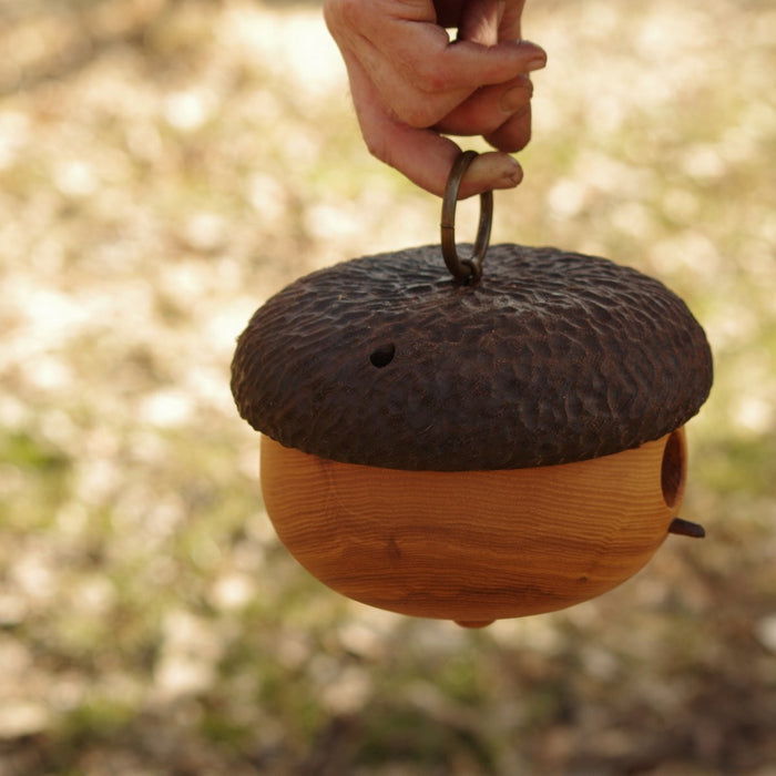 Acorn Garden Birdhouse - Cattails Woodwork