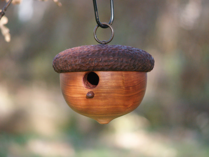 Acorn Garden Birdhouse - Cattails Woodwork