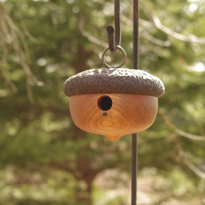 Acorn Garden Birdhouse - Cattails Woodwork