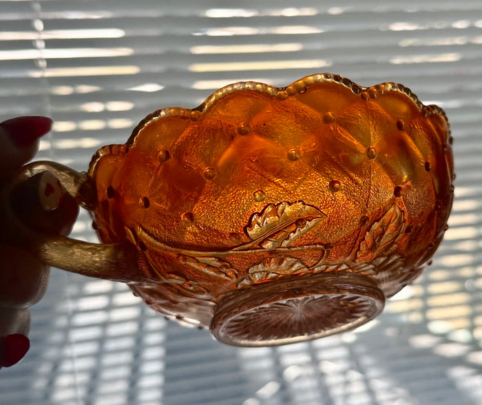 Antique imperial marigold dish