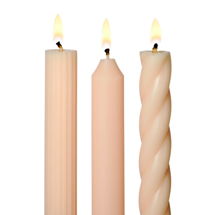 Baby Pink Illume Assorted Candle Tapers 3-Pack