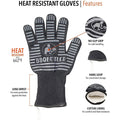 BBQ Butler Black Fabric Gloves - Single The BBQ Butler