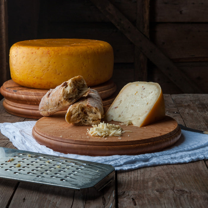 Birdseye Maple Round Cheese Board - Cattails Woodwork