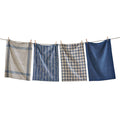 Canyon Woven Dishtowel Midnight Blue, Set of 4