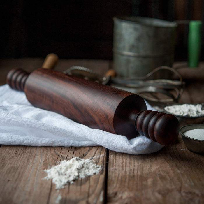 Claro Walnut Rolling Pin - Cattails Woodwork