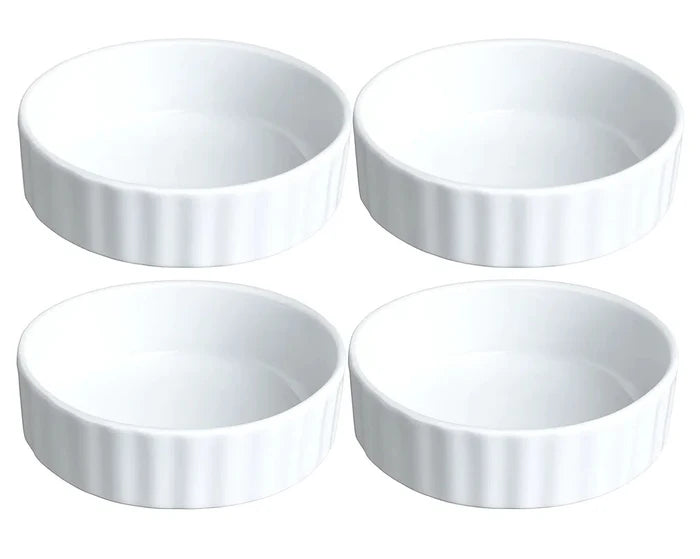 Cosy & Trendy Ramekins / Soufflébakje / Creme Brulee Schaaltjes - ø 12 cm - 4 Stuks