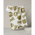Dad Fuel Geometry Tea Towel