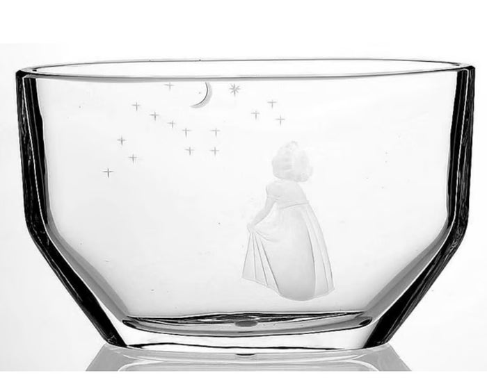 Edvin Öhrström etched glass vase