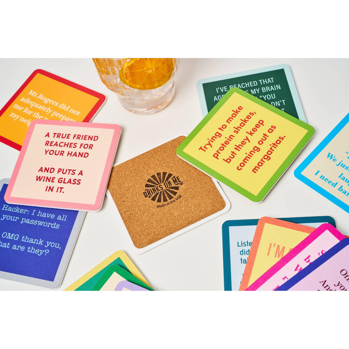 First Divorce Coaster | Funny Party Gift | Home Bar Decor