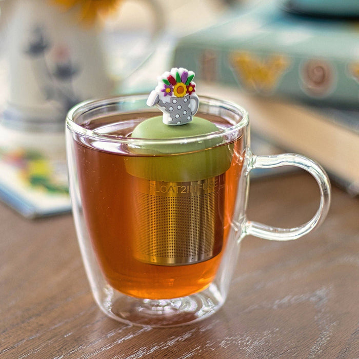 Floral Watering Can Floating Tea Infuser