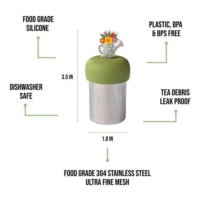 Floral Watering Can Floating Tea Infuser