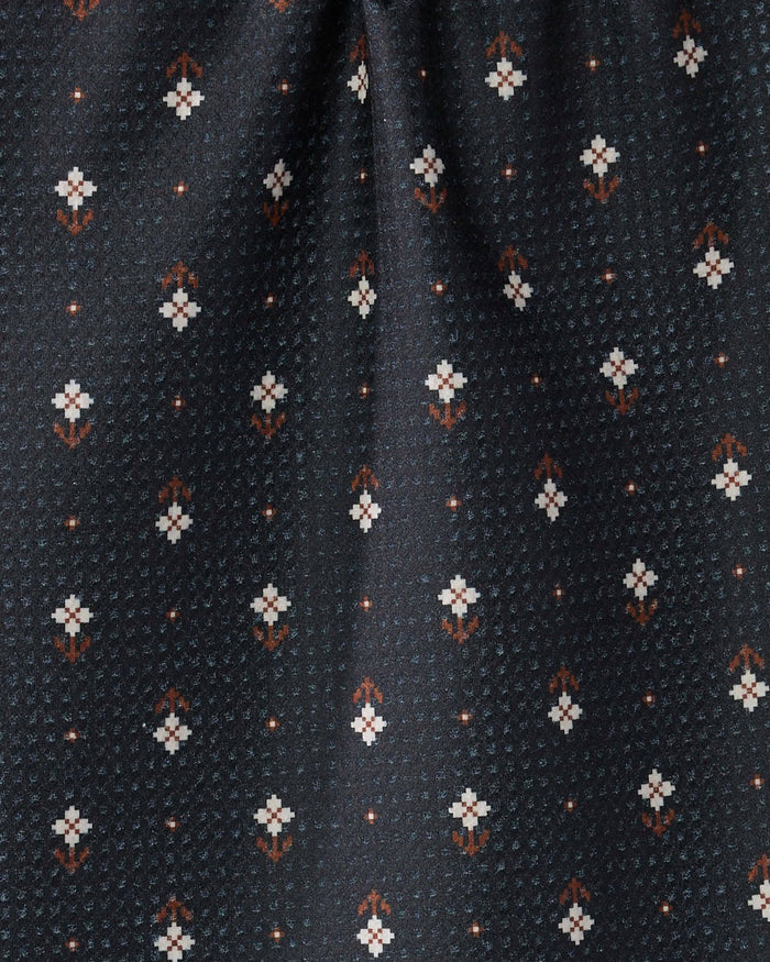 Folk Pixel Geometry Mini Towel