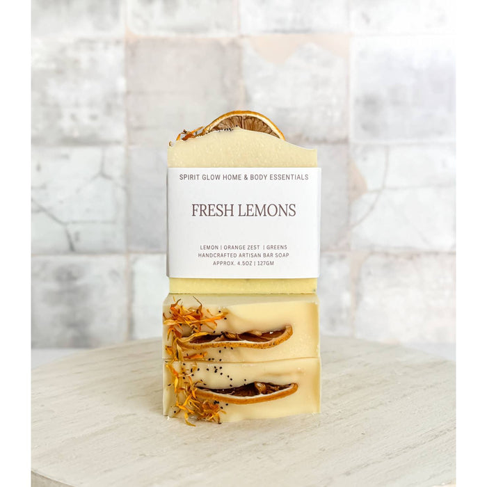 Fresh Lemons - Handcrafted Artisan Soap Bar