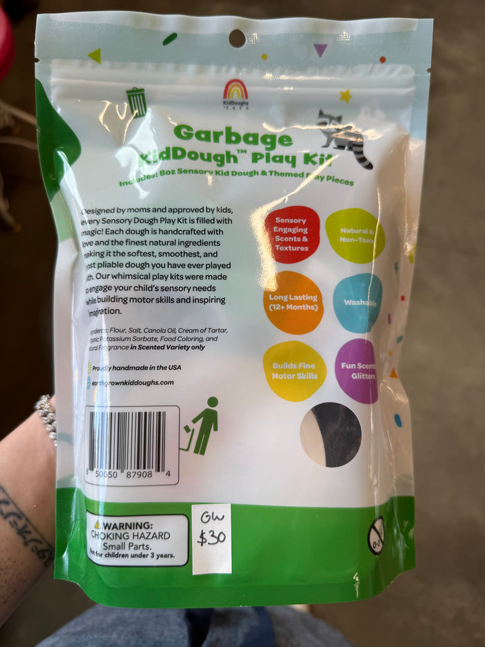 Garbage KidDough Play Kit – Sensory Dough Set with Garbage Truck