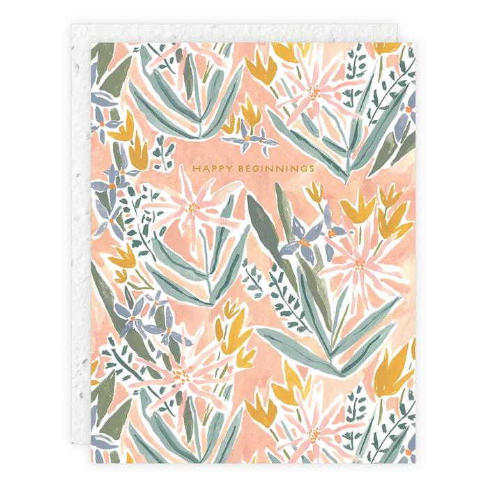 Happy Beginnings, Wedding/Engagement Card Seedlings