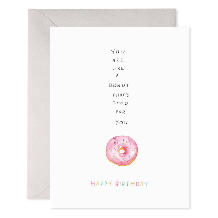 Healthy Donut | Birthday Greeting Card