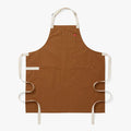 Hedley & Bennett Essential Apron in Cider Brown w/ Vanilla Straps