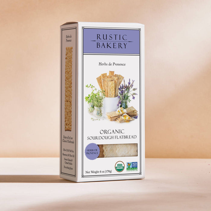Herbs de Provence Organic Sourdough Flatbread Crackers