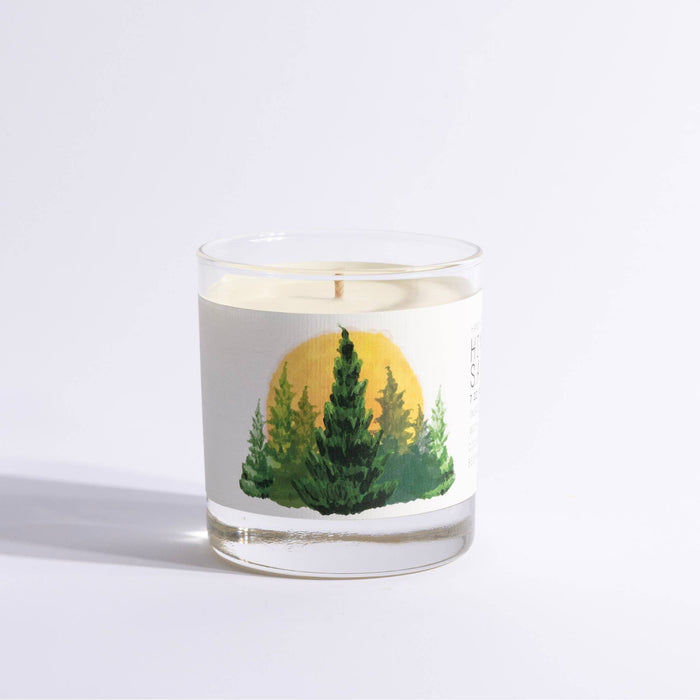 Hinoki Sanctuary - Medium Glass - Just Bee Candle