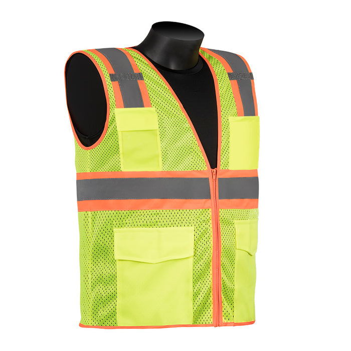TWO Tone Class 2 ALL Mesh Gree N S "fluorescent Lime Green Two-t