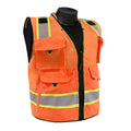 TWO Tone CLS 2 Solid Frnt Mesh Back W/slash Pockets SML Orange