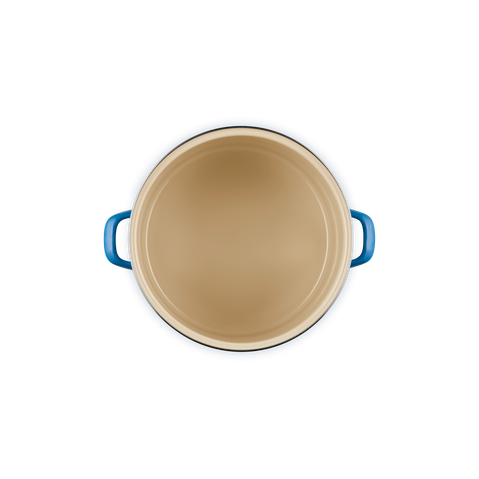 Le Creuset Eos Traditional Stockpot Blue Crab 16 Qt Signature Stainless Steel