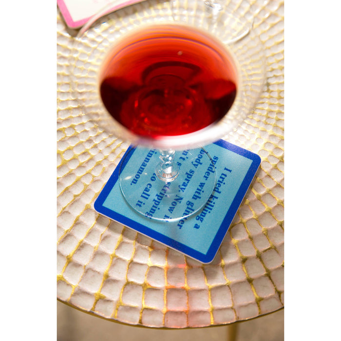 Left Unsaid Coaster | Funny Party Gift | Home Bar Decor