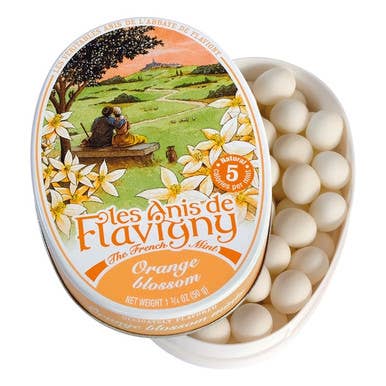 Les Anis de Flavigny All Natural Orange Mints 1.8oz