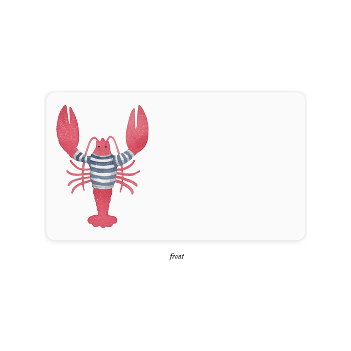 Lobster Little Notes® – Boxed Set of 85 Mini Notecards