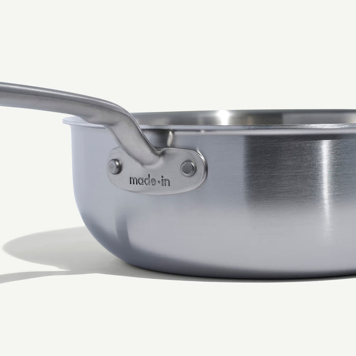 Made In Stainless Clad Saucier, 3 Qt