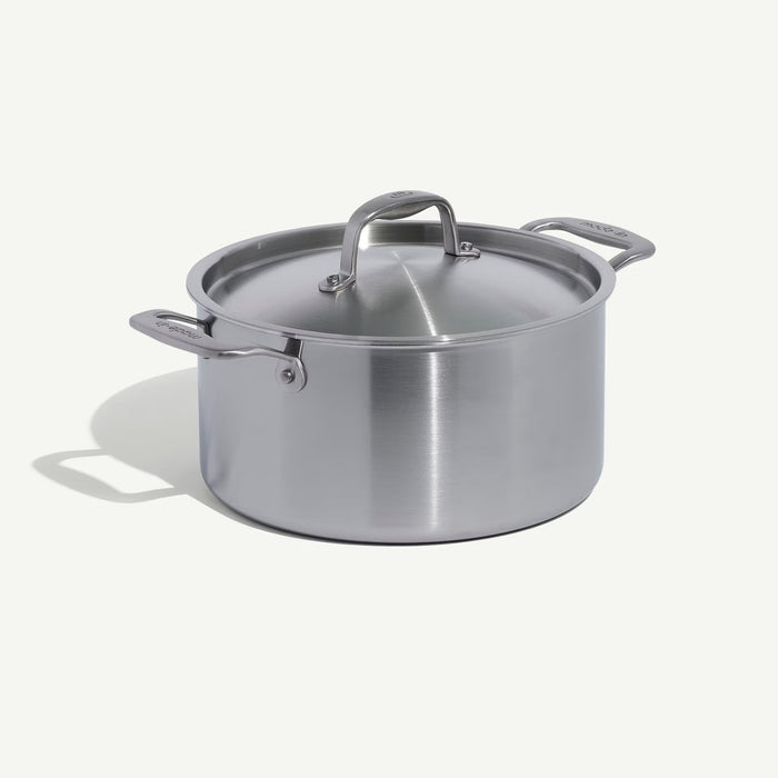 Made In Stainless Clad Stock Pot, 6 Qt