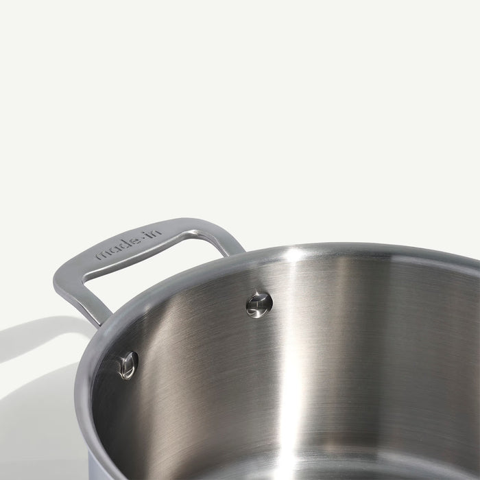 Made In Stainless Clad Stock Pot, 6 Qt