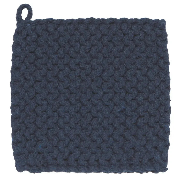 Potholder Knit Midnight  Browns Kitchen