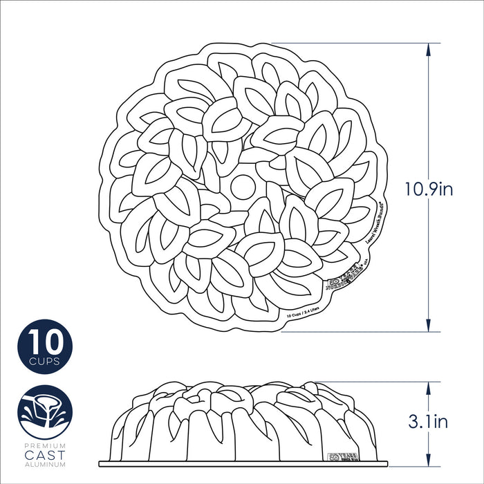 Nordic Ware 80th Anniversary Laurel Wreath Bundt