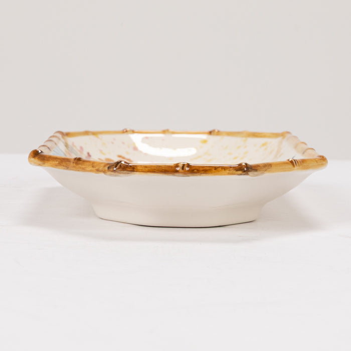 Octagon Stoneware Accent Plate