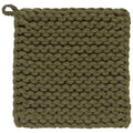 Olive Branch Knit Potholder