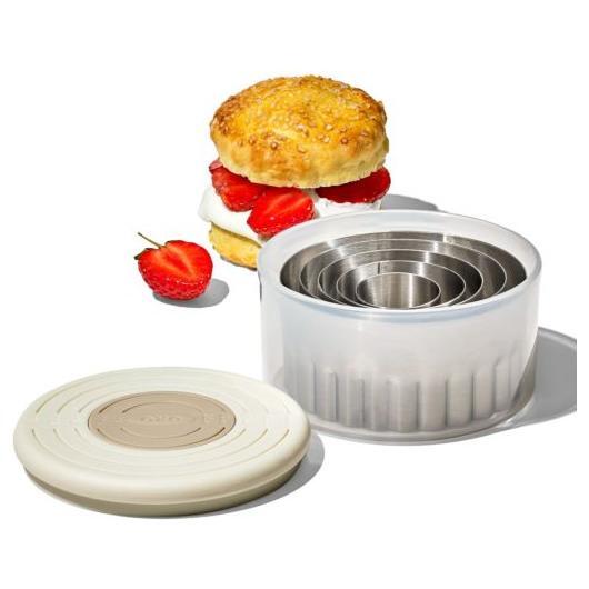 OXO Double-Sided Cookie and Biscuit Cutter Cookie Cutters Browns Kitchen