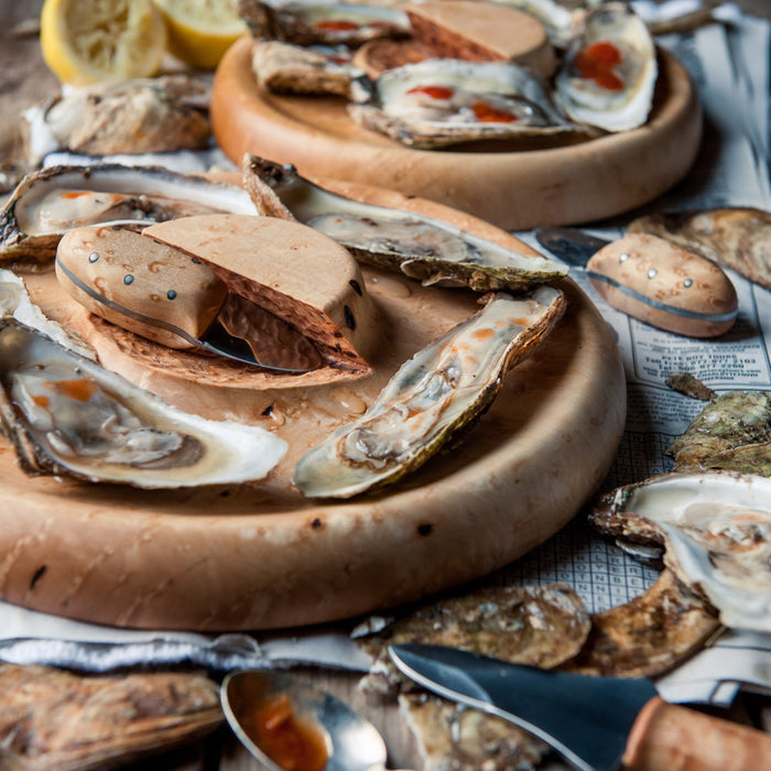 Oyster Board & Knife - Cattails Woodwork