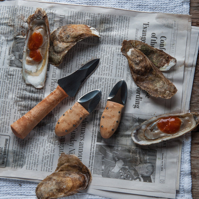 Oyster Board & Knife - Cattails Woodwork