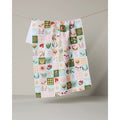 Patchwork Garden Geometry Tea Towel