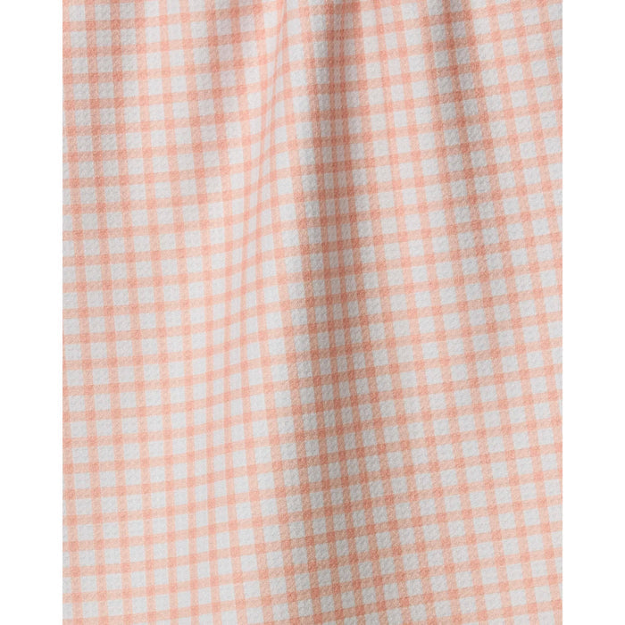 Peach Darling Geometry Tea Towel