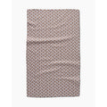Plated Fall Berry Natural Geometry Tea Towel