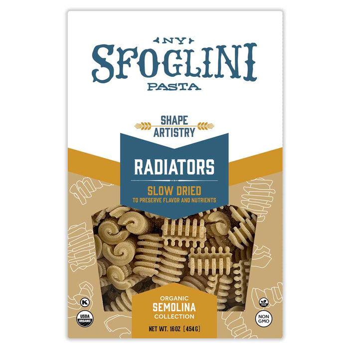 Radiators, Organic Durum Semolina Pasta